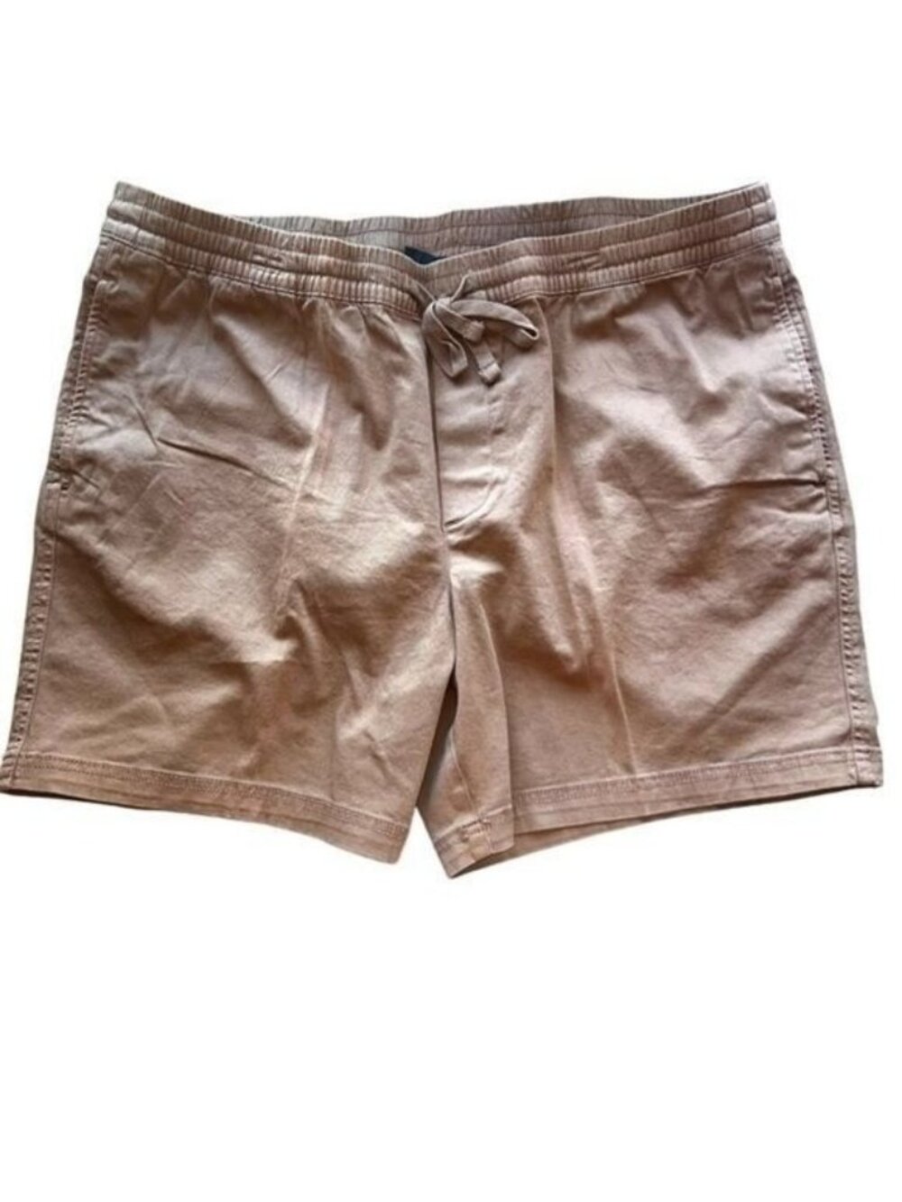 No Boundaries Shorts Mens 2XL 44-46 Brown Drawstring Elastic Waist Casual